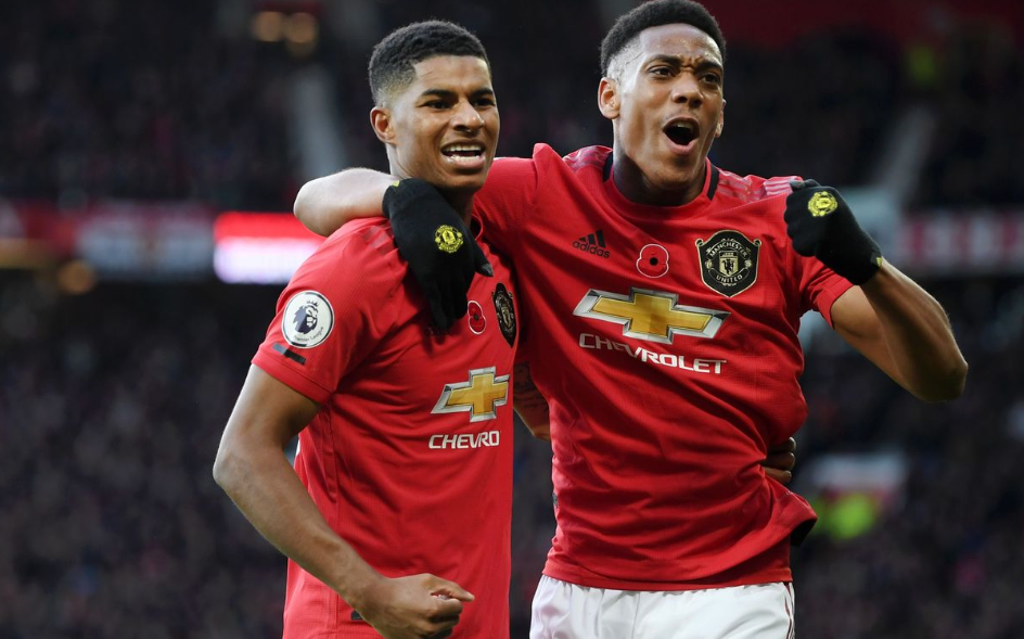  曼联逆转埃弗顿，拉什福德双响救主  